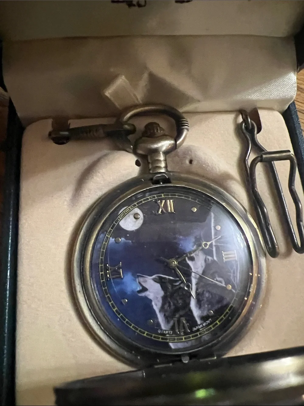 Wolf Pocket Watch Infinity vintage NWT for Men